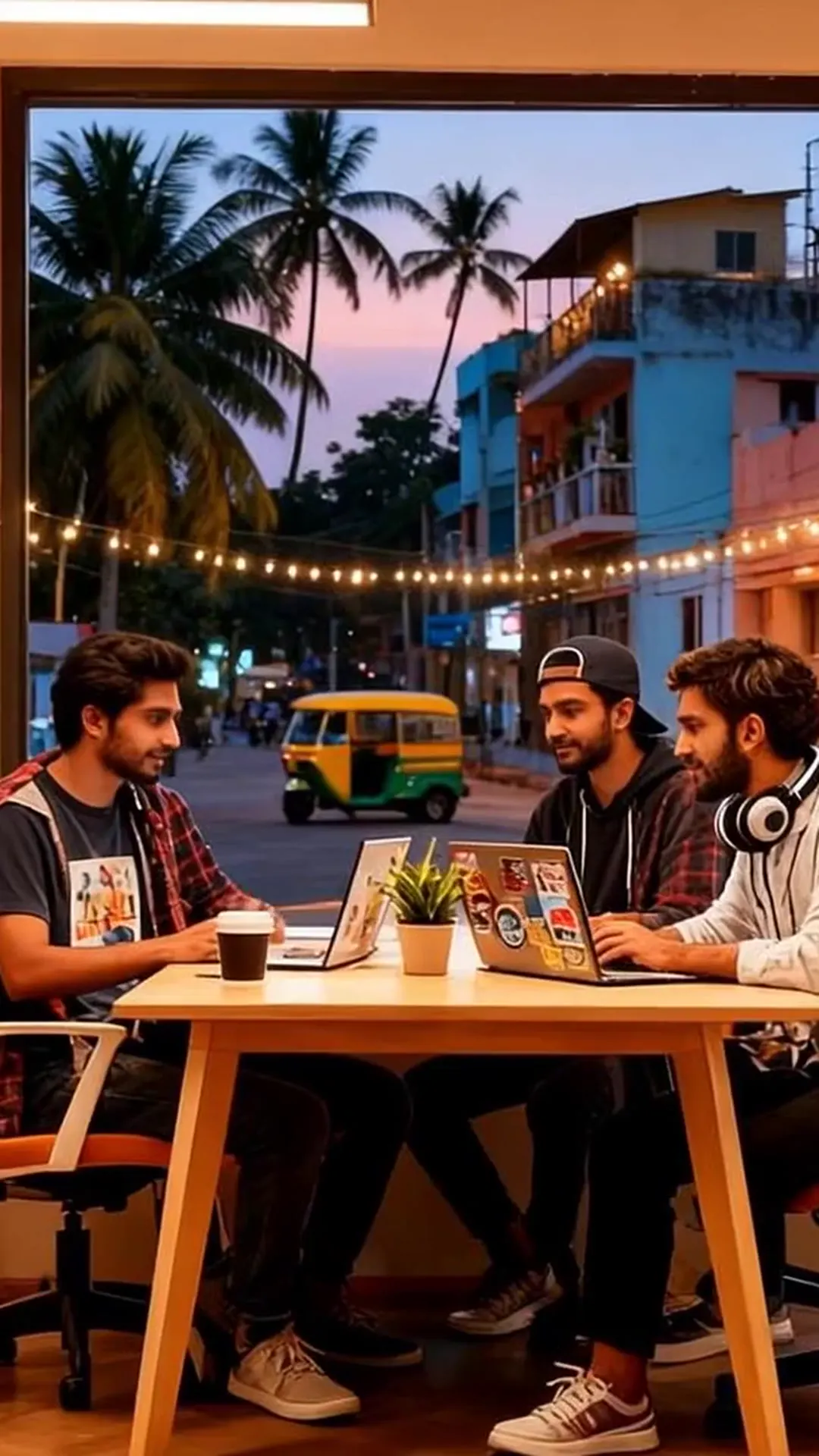 The ChainCharter founders in Bengaluru